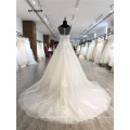 Vestido de novia del vestido de novia de la boda de Guangzhou A-line para las mujeres